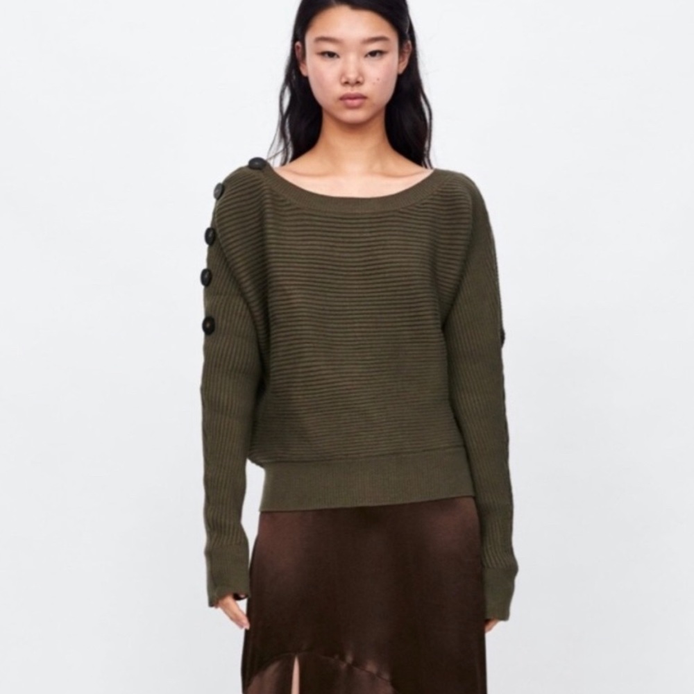 Zara Knit Slouchy Sweater